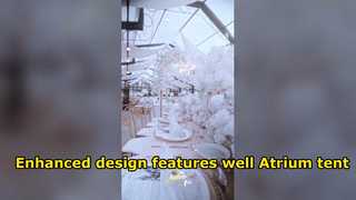 Schnell aufgebautes Aluminium-Atriumzelt-Projekt in Großbritannien
