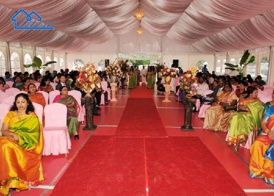 kaufen Morden Farbiges Partytent Zubehör Auskleidung Polyester Stoff Material Zelt Ausrüstung online manufacture