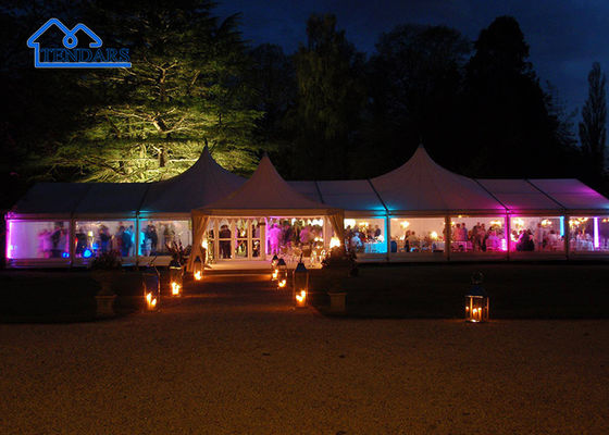 kaufen PVC Stoff 10x30 Partytelte, Außen-weiße Markiertelte Brandschutz online manufacture