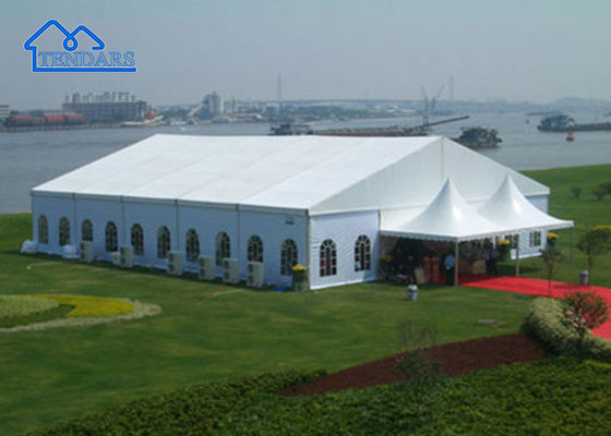 kaufen OEM Outdoor Party Hochzeitszelte Marke mit Flammschutz PVC Rahmen Ein Zelthaus online manufacture