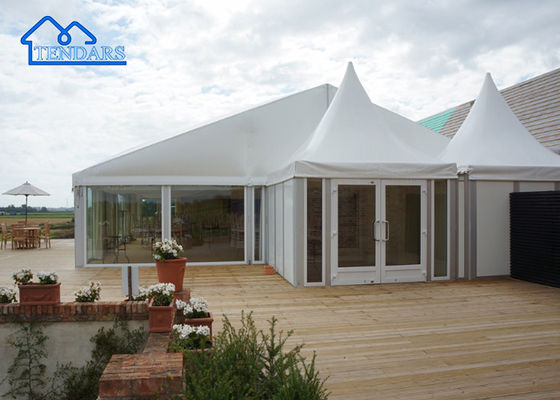 kaufen Wasserdichtes PVC-Pagoda-Markierungsgitter Gazebo-Party-Zelt für Veranstaltungen im Freien online manufacture