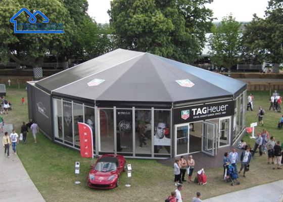 kaufen Außenglasrunder Saal In Muti Seitenhexagonal Oktagon Struktur Marquee Zelt Veranstaltungen online manufacture