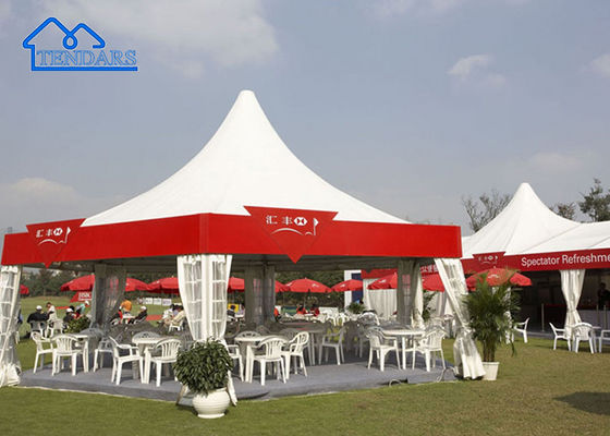 kaufen Custom Aluminium Pagodenzelt Outdoor Tragbares Großes Steepletop Dachdach Pagodenzelt online manufacture