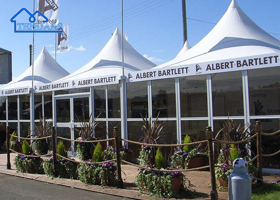 kaufen Einfach zu bedienen, Custom Aluminium Glas Pagode Baldachin Zeltrahmen für Restaurant und Party online manufacture