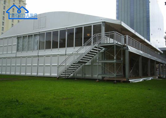 kaufen Kaufen Sie ein großes Veranstaltungszelt, Outdoor-Aluminium-Zwei-Schicht-Veranstaltungszelt mit erster und zweiter Etage online manufacture