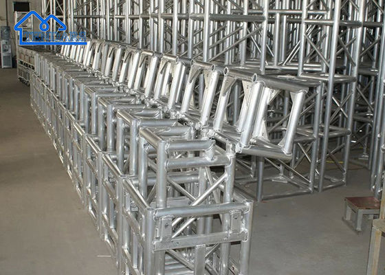 kaufen 2.5m Abschnitt Aluminium Bühnenträger Schwerlast Aluminium Quadratform Bolt Verbindung für Konzertbühnen Online-Herstellung