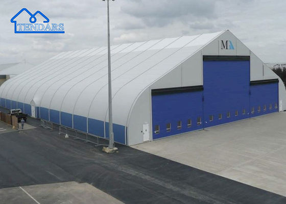 kaufen Industrielle PVC-Bedeckung Außenkurvenzelte Aluminiumrahmen Starke Struktur für die Lagerung Hochzeitsfeier online manufacture