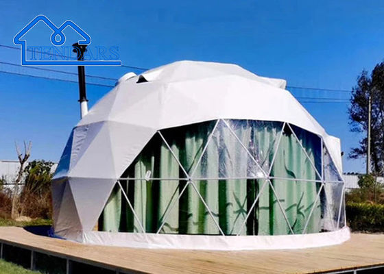 kaufen Umweltfreundlich Komfortabel angepasste Annehmlichkeiten Glamping Hotel Geodäsische Kuppelzelt Online-Herstellung