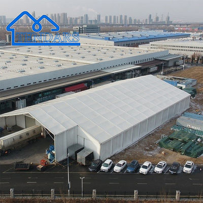 kaufen Vorübergehende PVC Industrielagerlager Lagerzelt Aluminiumrahmen Struktur Zelt Große Lagerzelle zum Verkauf online manufacture