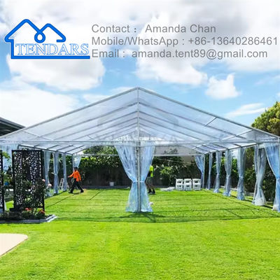 kaufen Schwerwerwerkstoffe Aluminium Marquee Zelt für Hochzeit Transparentes PVC Party Zelt online manufacture