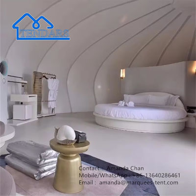 kaufen Personalisierte Familie Schnecke Form Resort Hotel Zelt Membran Struktur Hotel Zelt online manufacture