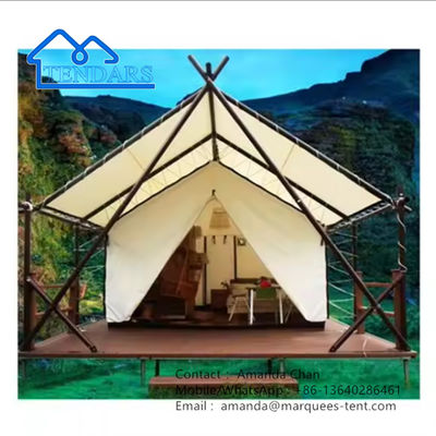 kaufen Fabrik Luxus kundenspezifisch Neues Design Safari Zelt Wasserdichtes Resort Zelt Leinwand online manufacture