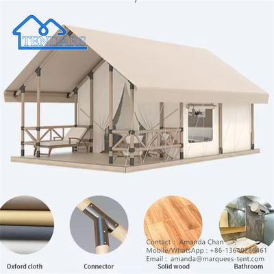 kaufen 900D wasserdichtes Einzelcampingzelt Camping Outdoor Safari Hotel Luxus Leinwandzelt online manufacture