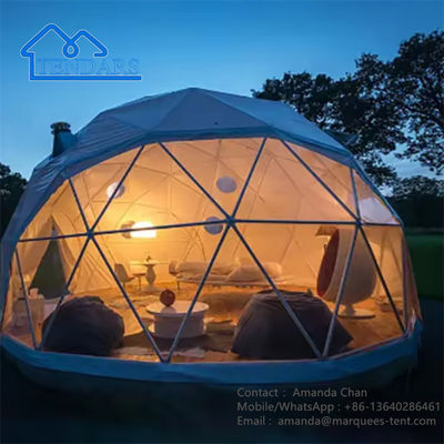 kaufen Komfortable Kuppelhauszelt kundenspezifische Hotelzelte mit Duschzimmer online manufacture