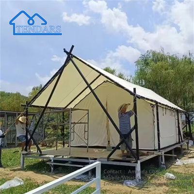 kaufen Außenhaus Zelt Windfest Wasserdicht Tarpaulin Luxus Zelt Für Hotel online manufacture