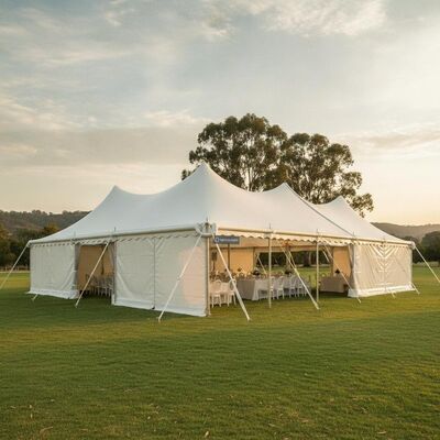 kaufen Premium Modular Party Marquee Zelt System Aluminiumrahmen wasserdichte Kanalverbindung australischer Hochzeitsveranstaltungsort Online-Herstellung