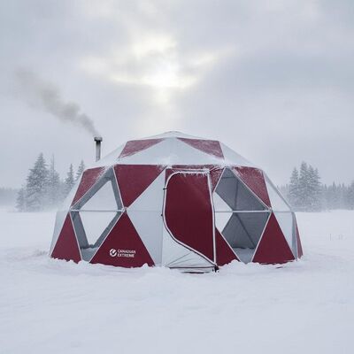 kaufen Extreme Winter Isolierte Party Marquee Zelt Arktis Kältebeständige Drei-Schicht für Kanada Outdoor Events Online-Herstellung