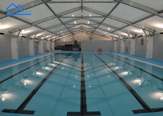 Personalisiertes Dauerzelt für Sporthalle mit Oberflächenoxidation