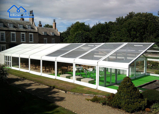 Schwerlast-Quadrat Party Marquee Zelte Wasserdichte PVC Aluminiumlegierung Rahmen Verankerte Rasenfläche Baldachin Struktur