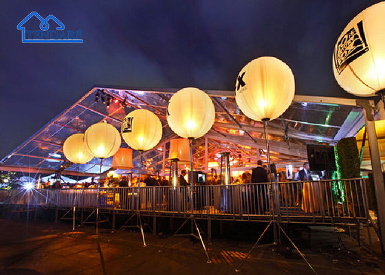 Vollseitige Gartenparty Marquee Zelte Hardpressed Aluminium Doppelschicht Dach Empfangsdachstruktur