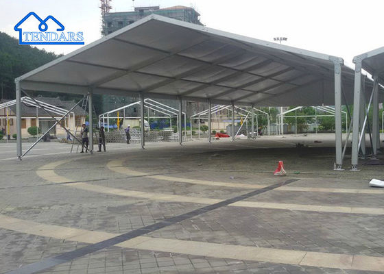 Kundenspezifisches Outdoor-Überdachungszelt, wasserdichter Rahmen aus Aluminiumlegierung mit PVC-Struktur für Veranstaltungen, Festzelt