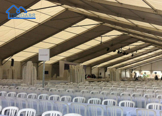 Premium-Rasen-Event-Festzelt mit verzinktem Rahmen, PVC-Gewebe, abnehmbares Vordachsystem