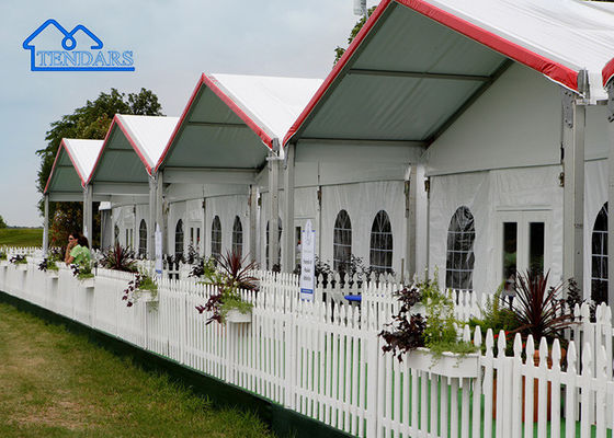 Wasserdichtes Weiß PVC Hochzeitssaal Marquee Veranstaltung Party Zelte Aluminiumlegierung Fachmesse Zelt