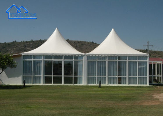 Weißer PVC-Aluminiumrahmen-großes Partei-hoher Spitzenrahmen-Pagoden-Zelt für Hochzeit, Party, Ereignis und so