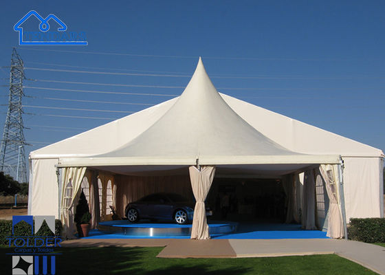 Custom Modular High Peak Mixed Marquee Aluminiumlegierung Pagode Zelt für das Festival zum Verkauf