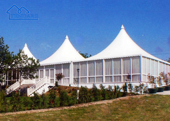 Auf Wunsch gefertigte Hot-Selling Outdoor High-Peak-Pagoda-Veranstaltungszelte für Ausstellungsveranstaltungen