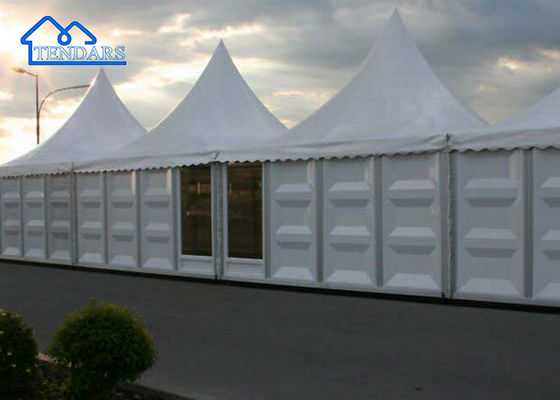 Pavillion Canopy Pagode Aluminium Wasserdicht Veranstaltung High Peak Zelt mit Glaswand für Resort