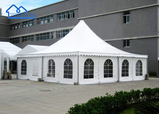 Weiß oder benutzerdefinierte Farbe Aluminium-Ausstellungszelte Weiß PVC-Pagoda-Ausstellungszelt