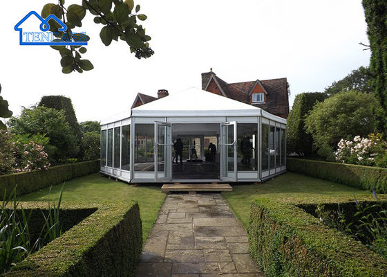 Außenwasserdichtes Polygon-Aluminium-Zelt Hexagon-Pagoda-Zelt Hochzeits-Party-Zelte für Events