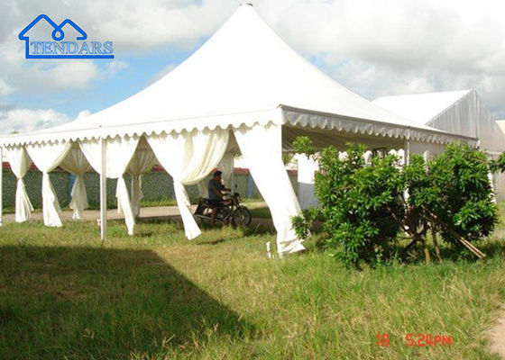 Custom PVC Stoff Aluminiumlegierung Rahmen Wasserdichtes Baldachin Pagode Party Zelt