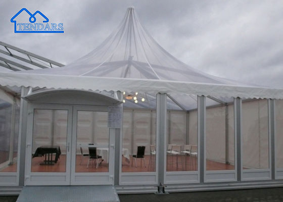 Feuerdichtes Klappzelt Pop Up Zelt Display Party Hochzeitsveranstaltung Aluminium Pagode Marquee Zelte Custom Print Logo