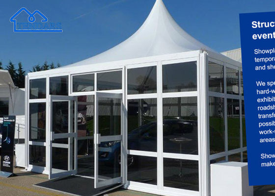 Custom Neues PVC 100% Regenfest 3x3m 4x4m 5x5m 6x6m Aluminiumrahmen Marke Pagoda Zelt zum Verkauf
