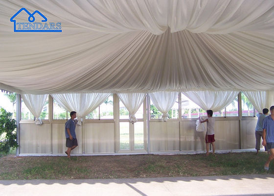 Luxus-Aluminiumlegierung Transparente Glaswand Polygonale Hochzeitsfeier im Freien Markiertent