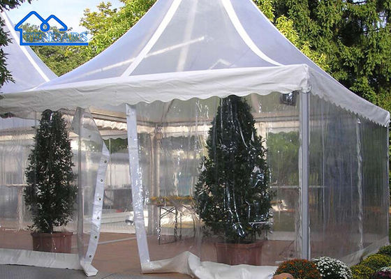 Outdoor Custom Sommer Gazebo Weiß PVC Stoff Aluminiumrahmen Pagode Zelt Garten Pavillon Zelt