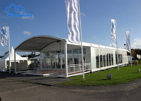 Schönes Arc Marquee Zelt Geschäftsrezeption Hochzeitsfeier Glaswand Arcum Zelt