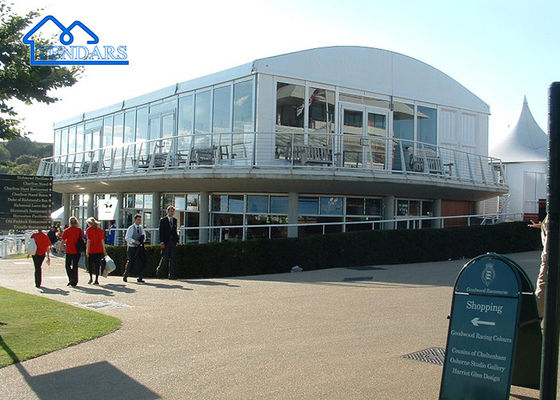 Sport-Hospitality-Suite, Aluminium-Doppeldecker-Lounge-Arcum-Zelt, wasserdichtes Zelt