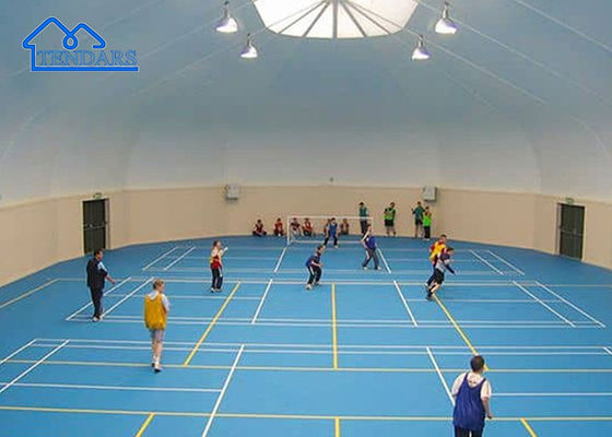 Große Aluminiumstruktur PVC Veranstaltungszelt Training Sportdachdach mit PVC-Wänden Einzel-Sportzelt
