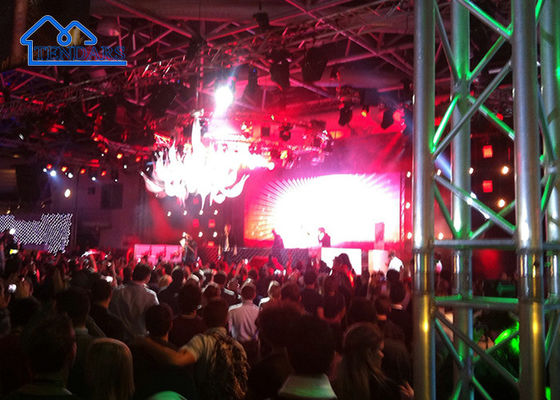Estructuras Para Luces DJ-Zapfen-Aluminiumstadiums-Binder, Beleuchtungs-Binder für Konzert, Musik, Leistung etc