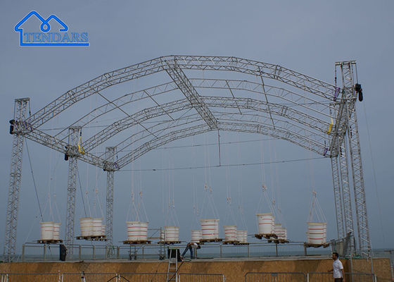 1m 2m 3m Länge Aluminium Bühnenträger für Indoor Performing Arts Hall Aluminium Dachträgerrahmen