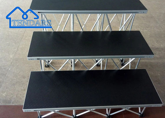 Anpassungsfähige Aluminium-Portable-Bühnenplattform Holz-Portable-Faltbühne