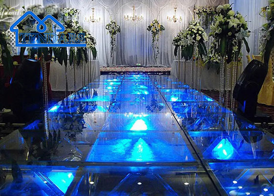 Custom Aluminium Bühnenleuchten, 3D Led Infinity Mirror Tanzbühnenleuchten