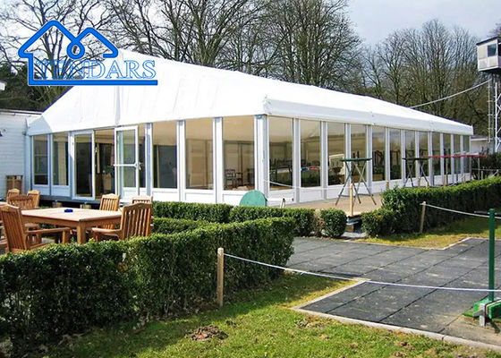 Große klare PVC-Dachveranstaltung Hochzeitszelte rostfeste feuerfeste Elegante Zelte Hochzeitsrezepte