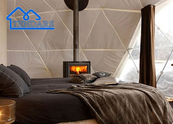 Geodäsische Kuppelzelt Glastür Campingzelt Campingzelt Hotel Glampingzelt