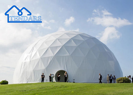 Niedriges 30 m hohes Außen-Expo-Dom-Zelt Großes geodätisches Gewerbe-Dom-Zelte,Häuser und Unterkünfte
