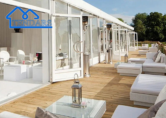 Kundenspezifische Marquee Promotion Veranstaltung Klares Dach Party Zelt Seitenwand Höhe 8m Großes Zelt Marquee
