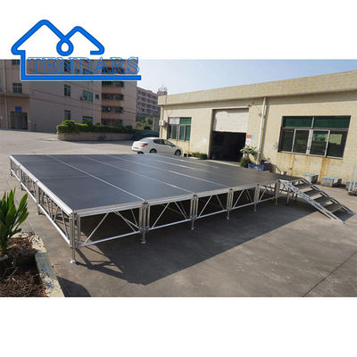 Anpassungsfähige Form Aluminium Bühne Hochzeitsbühne Veranstaltung Bühnensystem mit Dachträger für Konzerte usw.